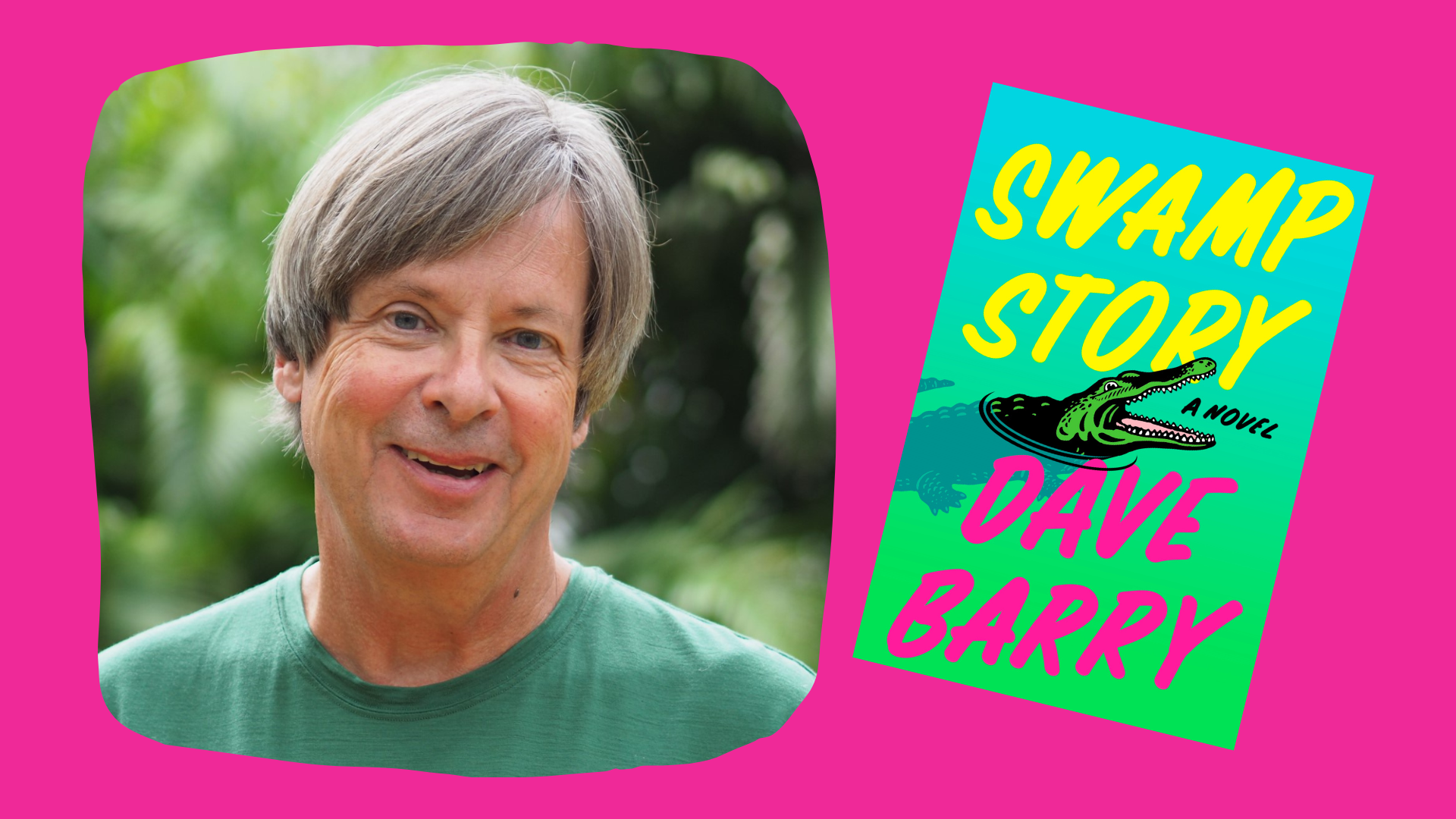 Dave Barry will discuss his new book, "Swamp Stories," at a free event at Broward County's Main Library on June 16th.