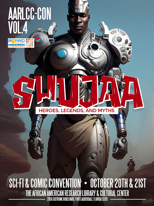 The 2024 AARLCC-CON explores the theme of "Shujaa Heroes, Legends, and Myths."