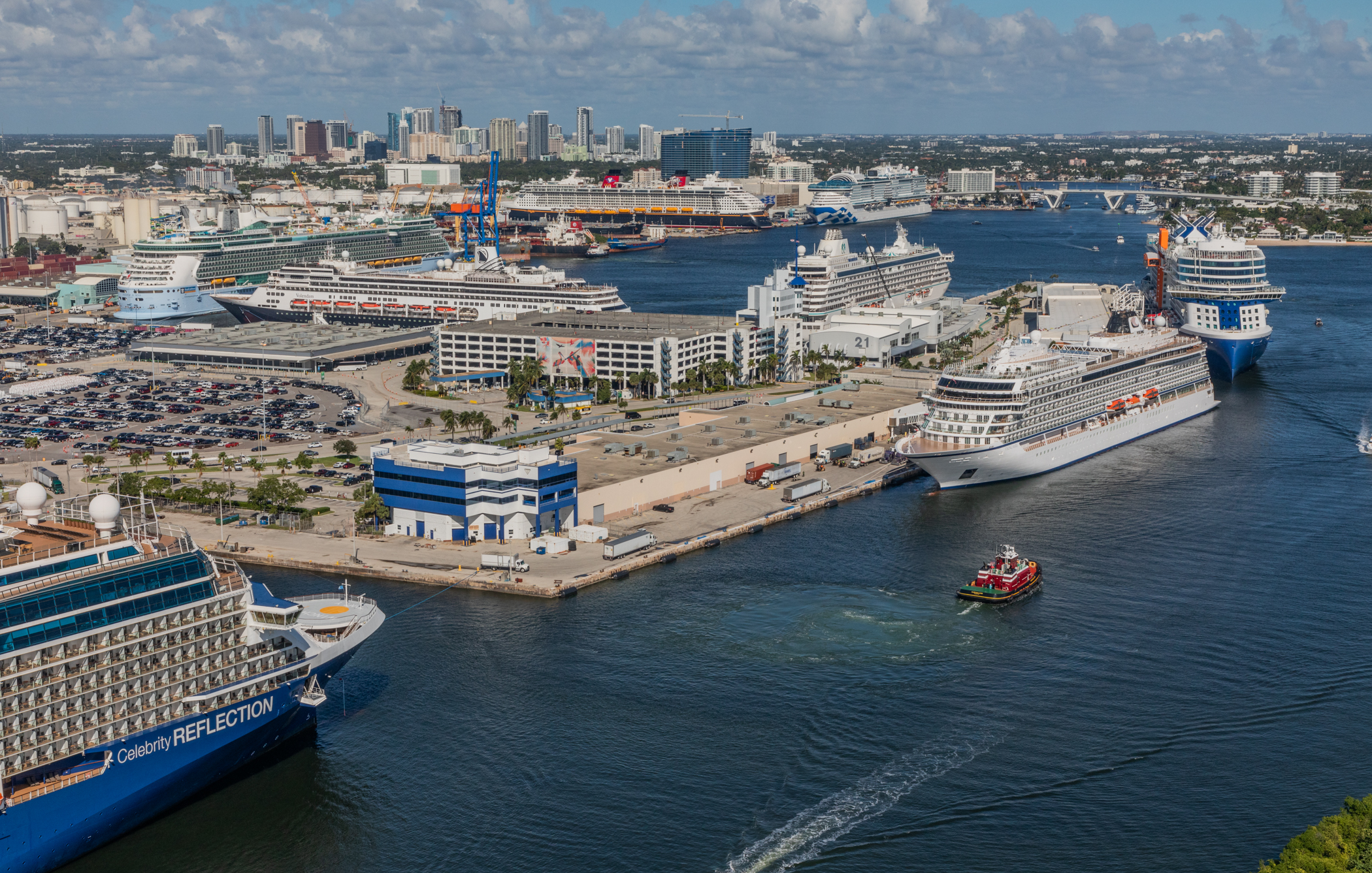 Port Everglades generates almost $28.1 billion in economic activity annually.