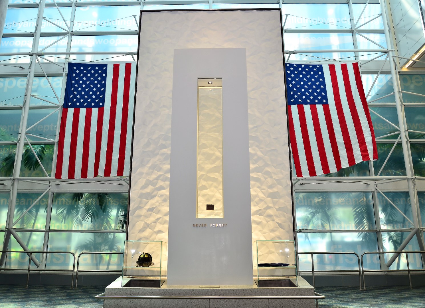 FLL's permanent September 11, 2001 Memorial monument