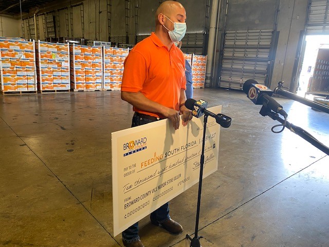 President/CEO Feeding South Florida talks about importance of donations to feed those in need.  