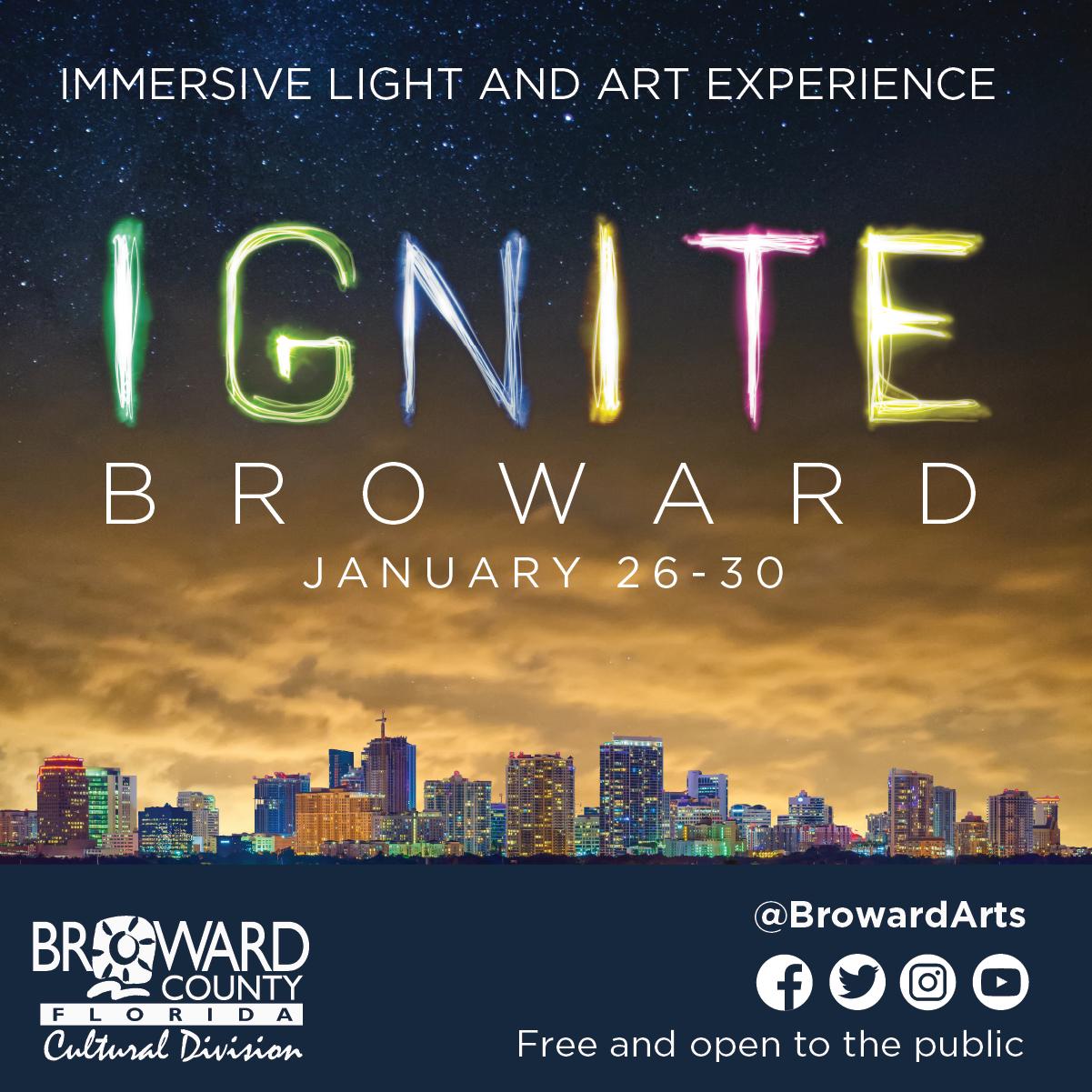 Ignite Broward graphic for media release. 