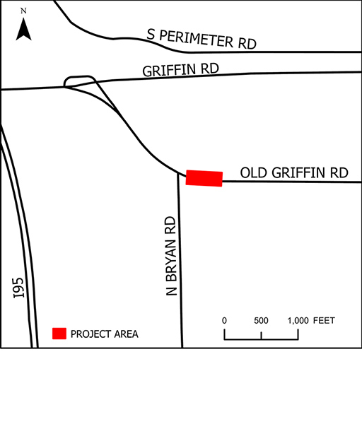 Old Griffin Road Project Map