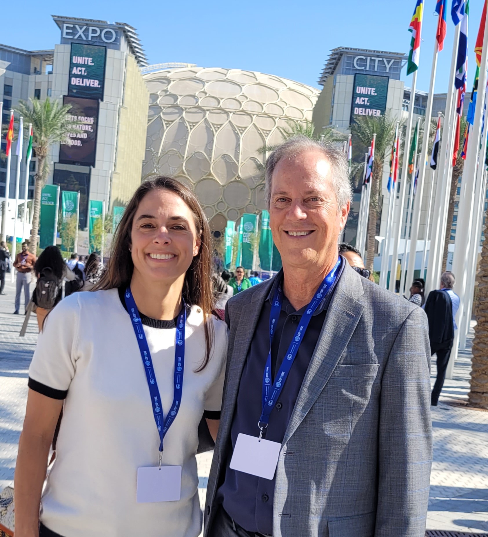 Broward County Chief Resiliency Officer, Dr. Jennifer Jurado and Broward Vice Mayor Beam Furr join world leaders at U.N. Climate Change Conference in Dubai.