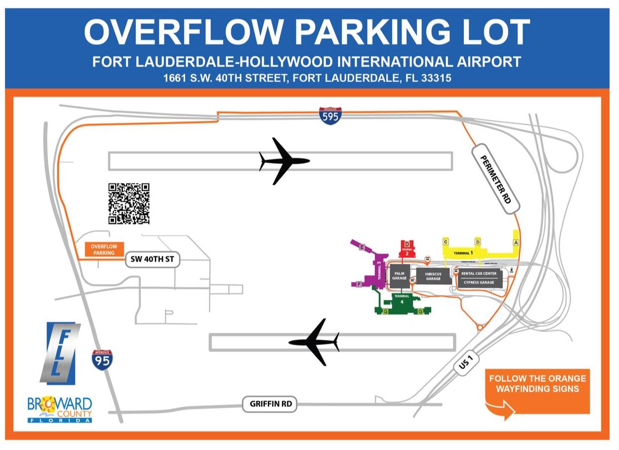FLL's Overflow Parking Lot Map