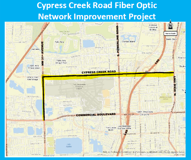 Traffic Signal Fiber Optic Cabling Project on Cypress Creek Road