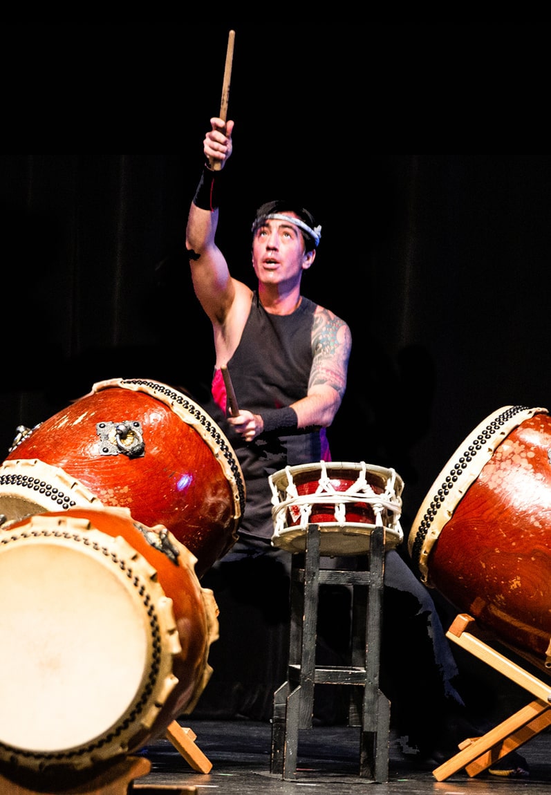 Taiko drumming ensemble Fushu Daiko perform classic and modern compositions. 