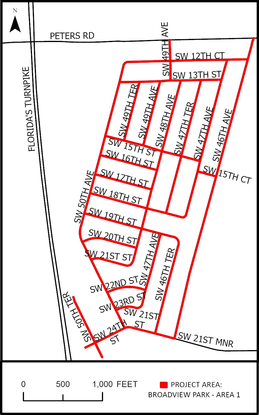 Broadview Park Project Map