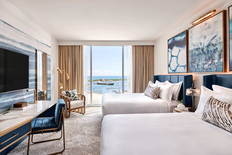 Omni Fort Lauderdale Premier Queen room