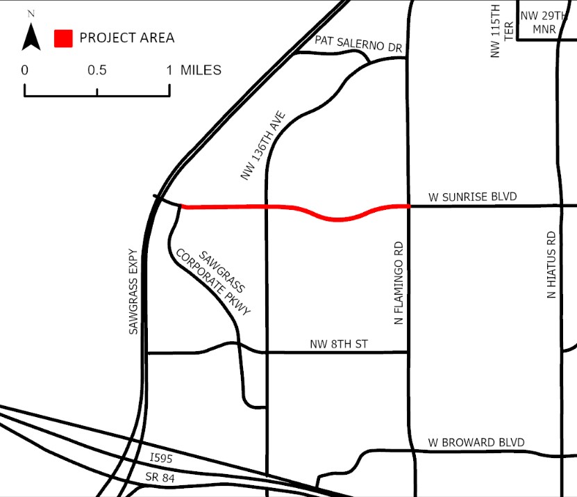 map of road are to be resurfaced